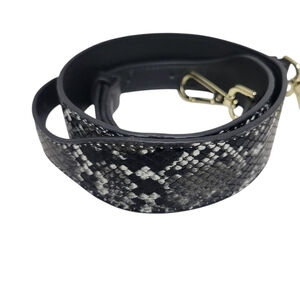 Clearly Reversible Adjustable Animal Print Bag/Purse Leather Strap Pre-owned